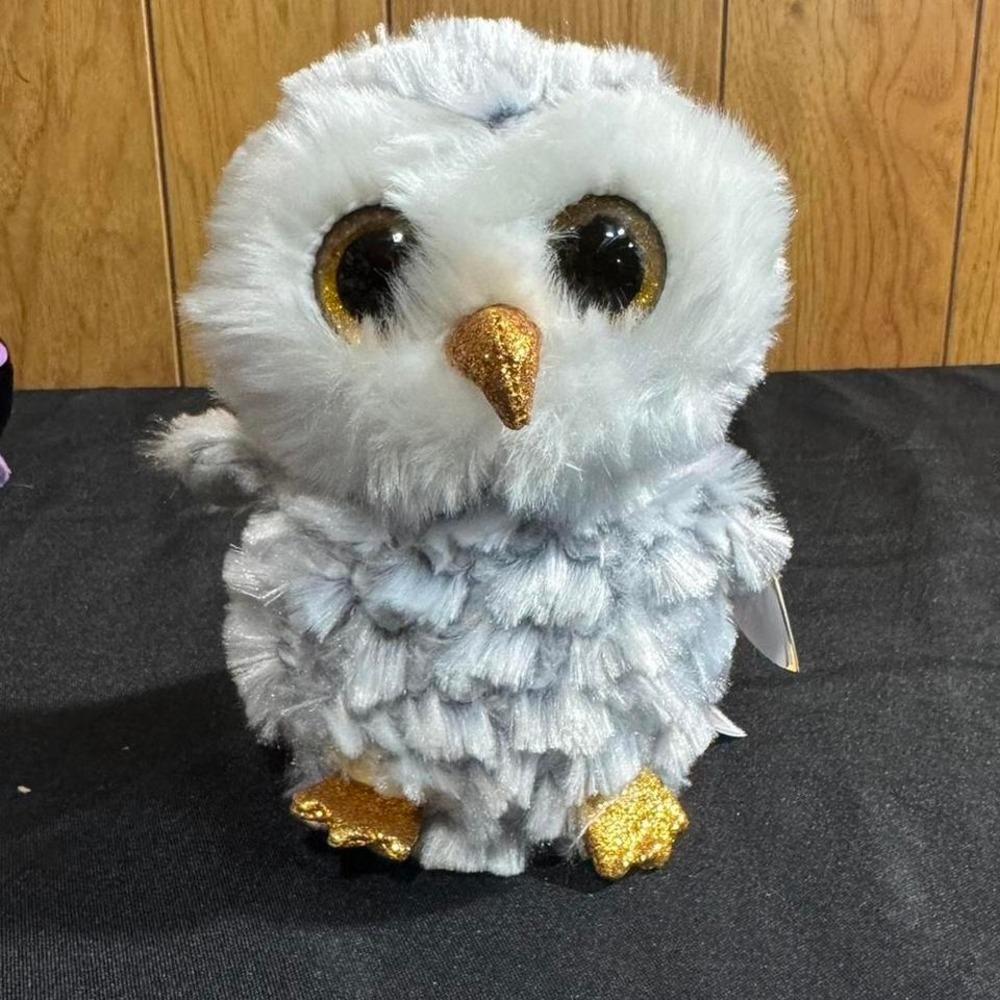 TY Beanie baby Owl Beanie Boo plush toy‎